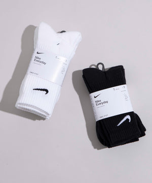 NIKE　3P　エブリディクッションクルーソックス(23-25cm)