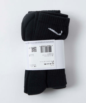 NIKE　3P　エブリディクッションクルーソックス(23-25cm)