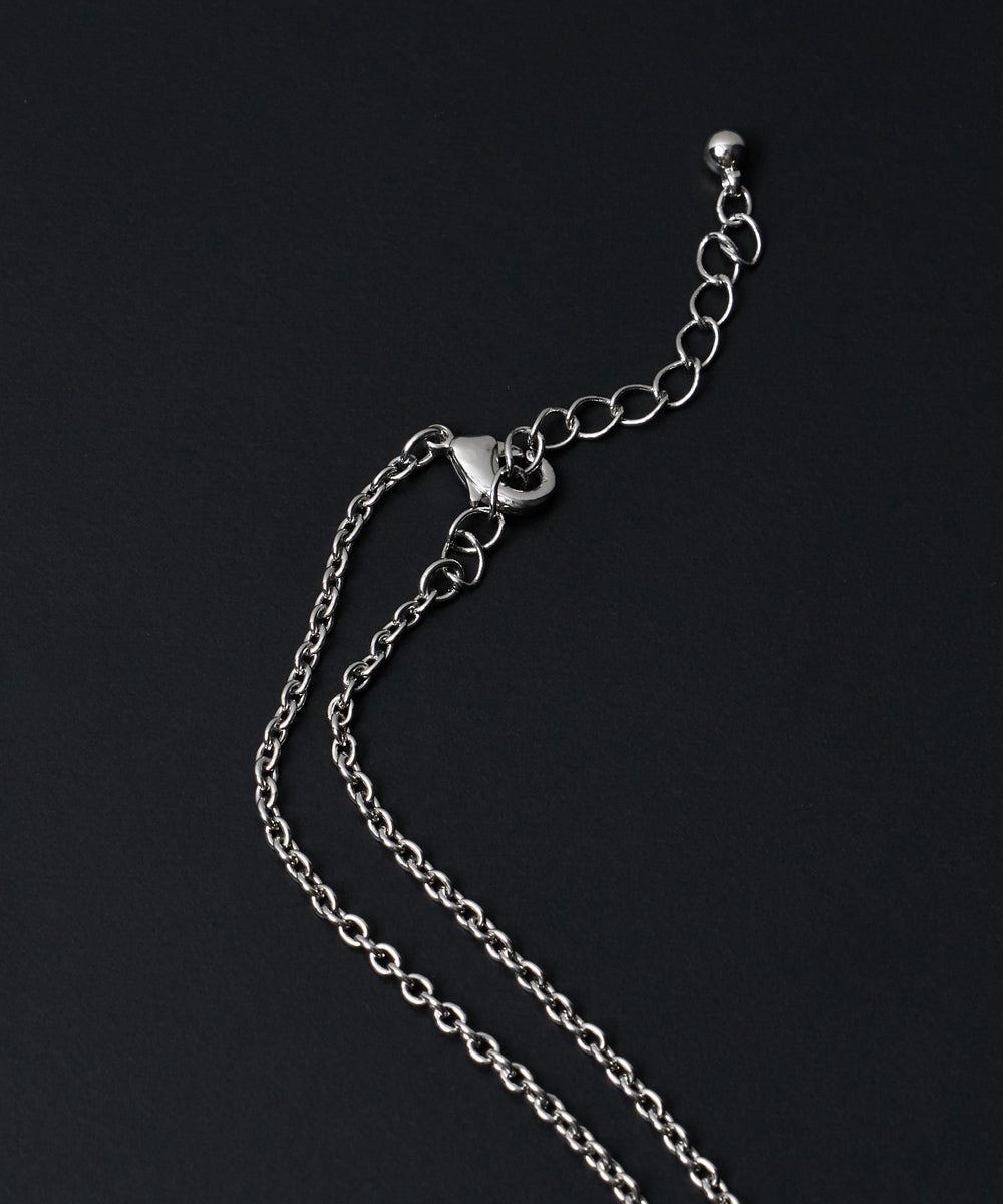 M変型ストーンネックレス