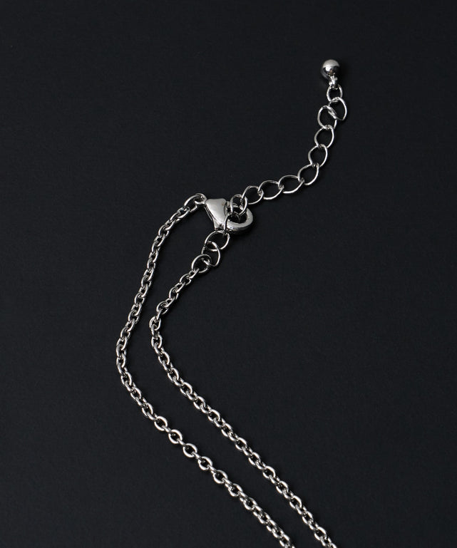 M変型ストーンネックレス