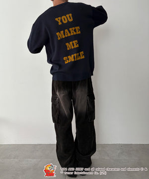 ネイビー モデル：175cm L着用