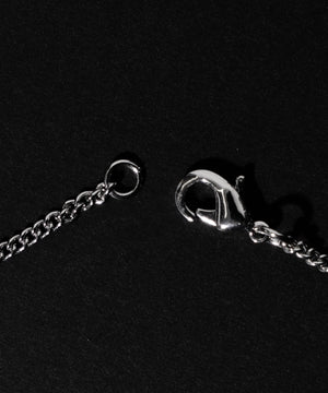 Mモチーフロングチェーンネックレス