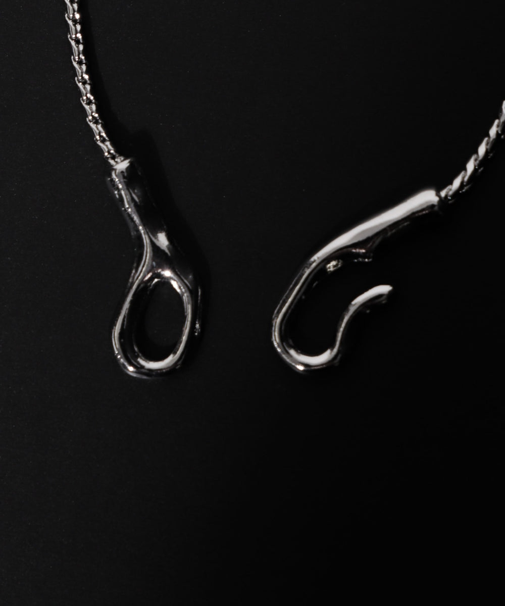 Mフックチェーンネックレス