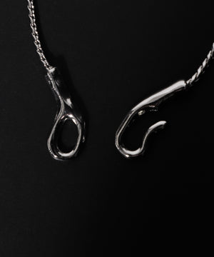 Mフックチェーンネックレス