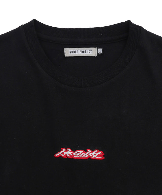 休日少女プリント刺繍ミックスT（SS）