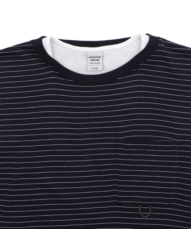 マイクロボーダーワッフルフェイクT