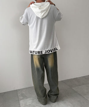 ホワイト モデル：175cm L着用