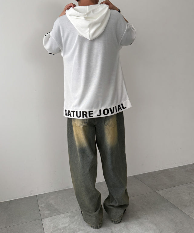 ホワイト モデル：175cm L着用