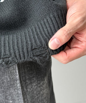 ダメージボーダーニットプルオーバー（SS）