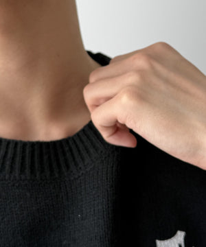 ダメージボーダーニットプルオーバー（SS）