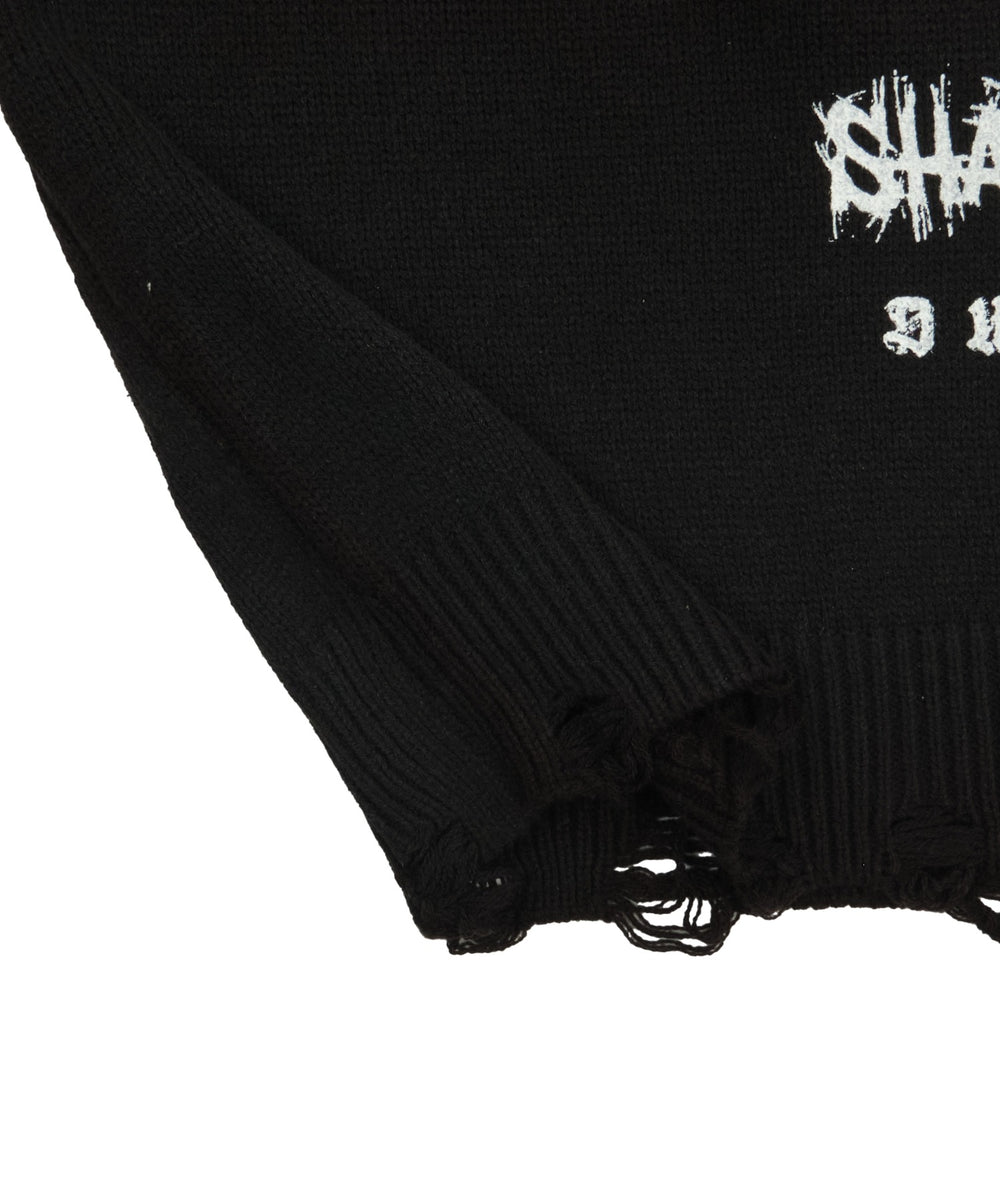 ダメージボーダーニットプルオーバー（SS）