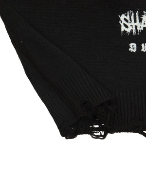 ダメージボーダーニットプルオーバー（SS）