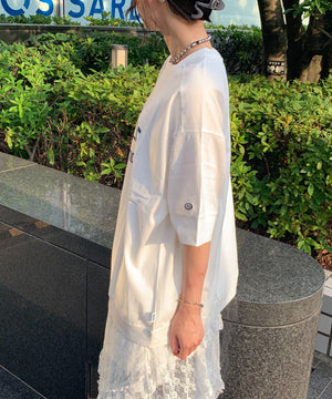 ホワイト モデル:165cm Mサイズ着用