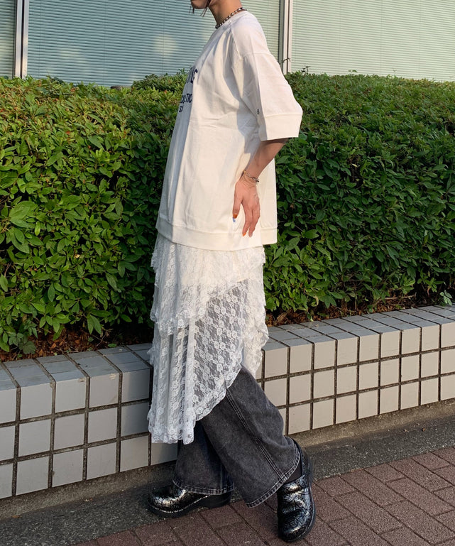 ホワイト モデル:165cm Mサイズ着用