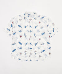 鮫柄シルクタッチシャツ（SS）