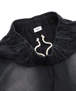 ツイルブラスト加工ワイドショートパンツ