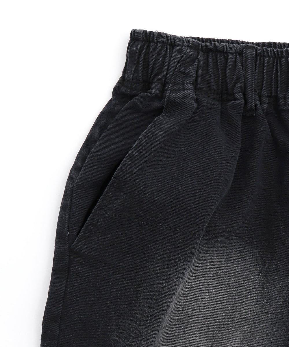 ツイルブラスト加工ワイドショートパンツ