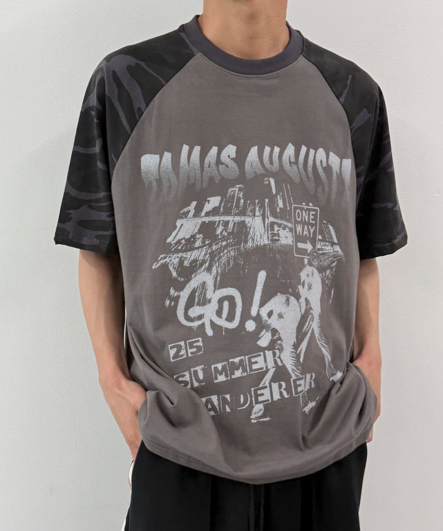ラグランカモフラグラフィックT（SS）｜WEGO（ウィゴー） – WEGO
