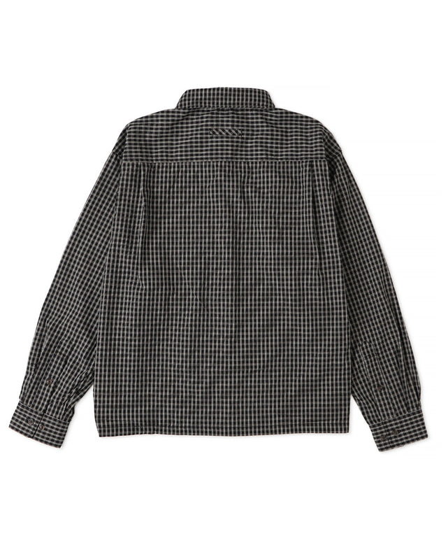 ミニマムチェックショートシャツ（LS）