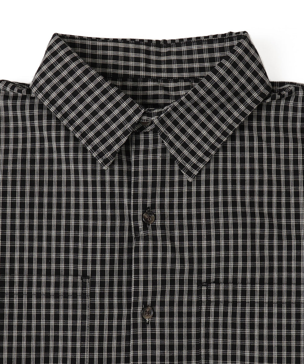 ミニマムチェックショートシャツ（LS）