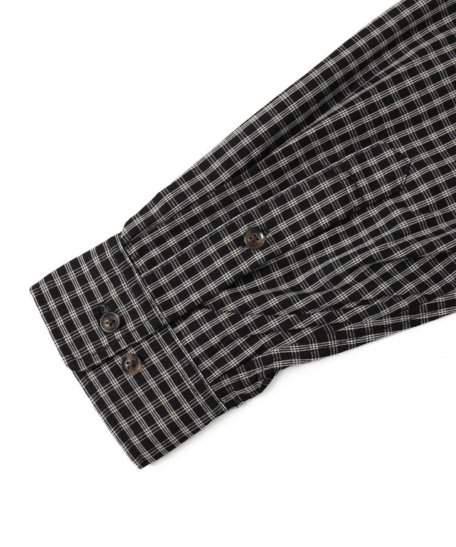 ミニマムチェックショートシャツ（LS）