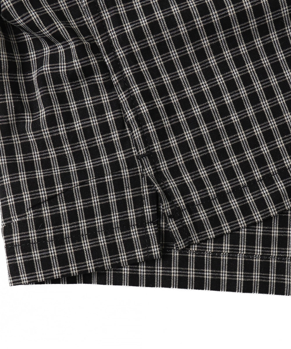 ミニマムチェックショートシャツ（LS）