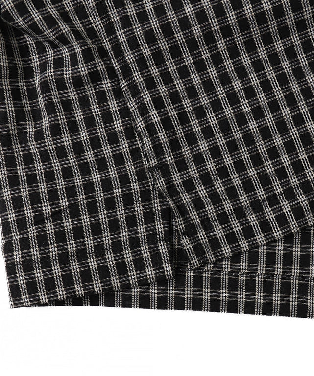 ミニマムチェックショートシャツ（LS）