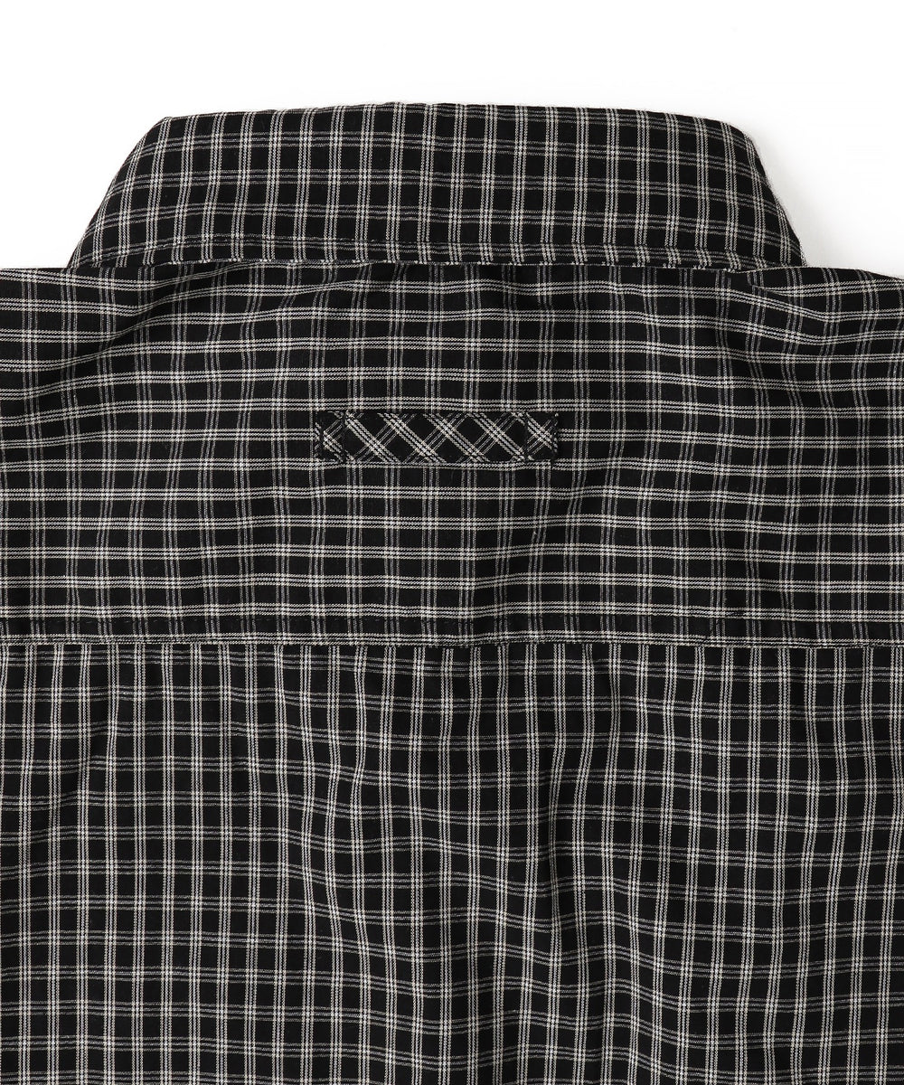 ミニマムチェックショートシャツ（LS）