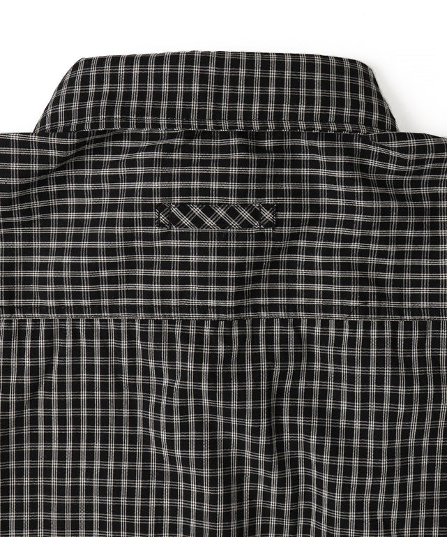 ミニマムチェックショートシャツ（LS）