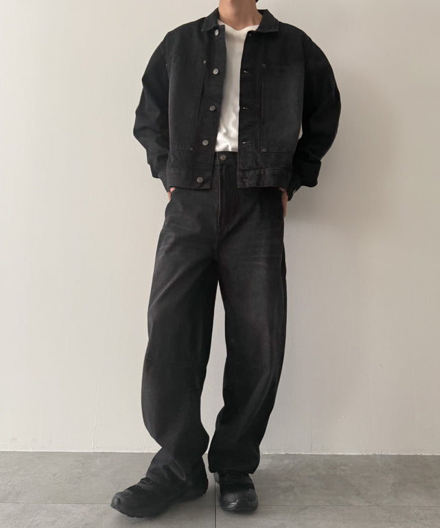 デニムブラック モデル：175cm L着用