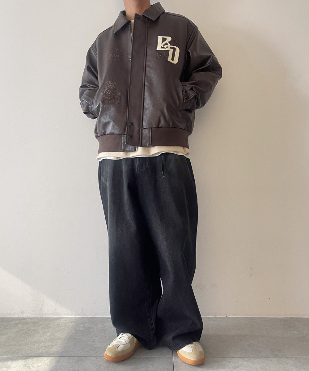 ブラウン モデル：175cm L着用