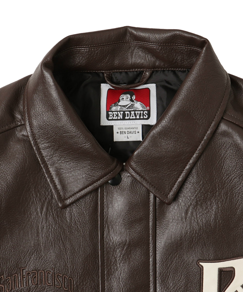 BENDAVISグラフィック合皮ジャケット