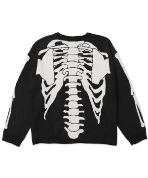 VISIONスカルグラフィックニットプルオーバー