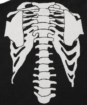 VISIONスカルグラフィックニットプルオーバー