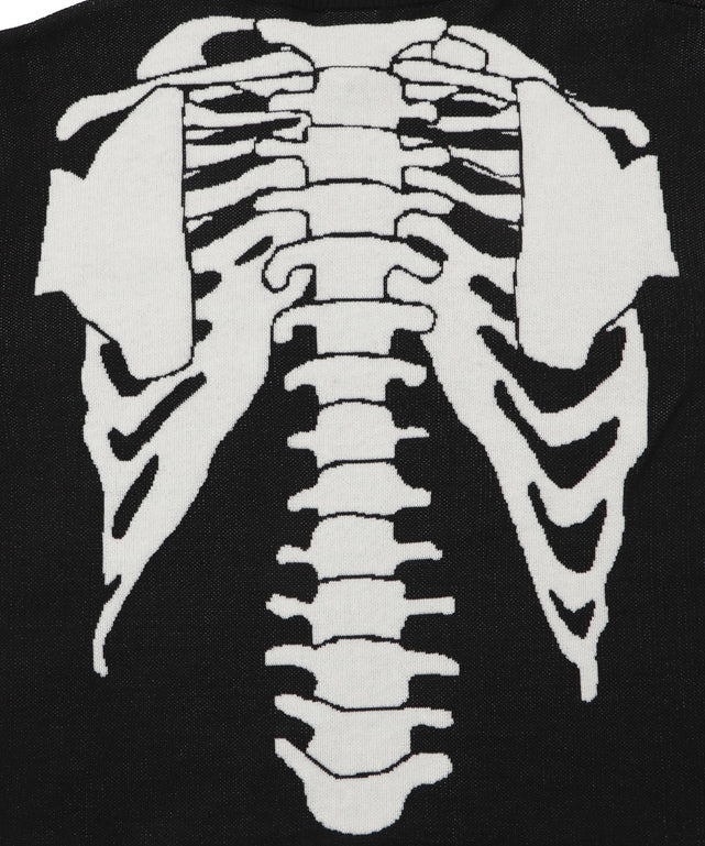 VISIONスカルグラフィックニットプルオーバー