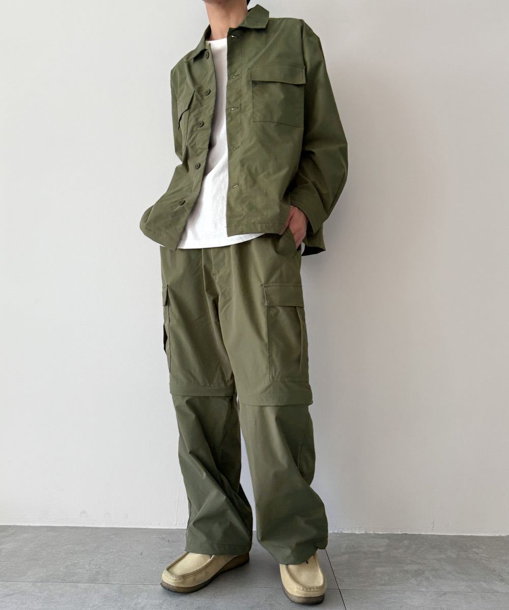 カーキ モデル：175cm L着用