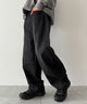 バレルレッグデニムパンツ/デニムブラック モデル：175cm L着用