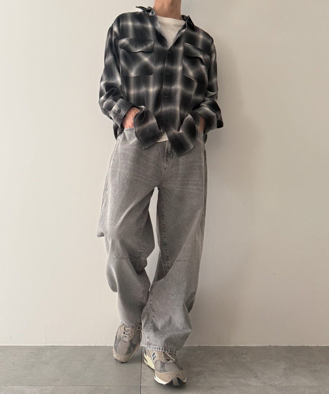 グレー モデル：175cm L着用