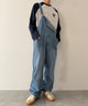 オーバーオール/デニム淡 モデル：175cm L着用