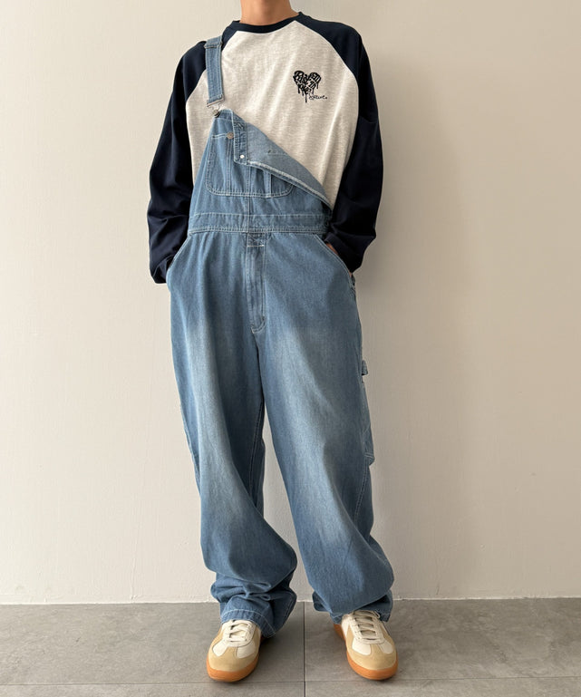 デニム淡 モデル：175cm L着用