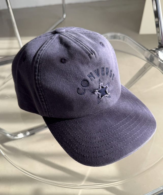CONVERSE　WASHED　TWILL　6P　CAP/ネイビー