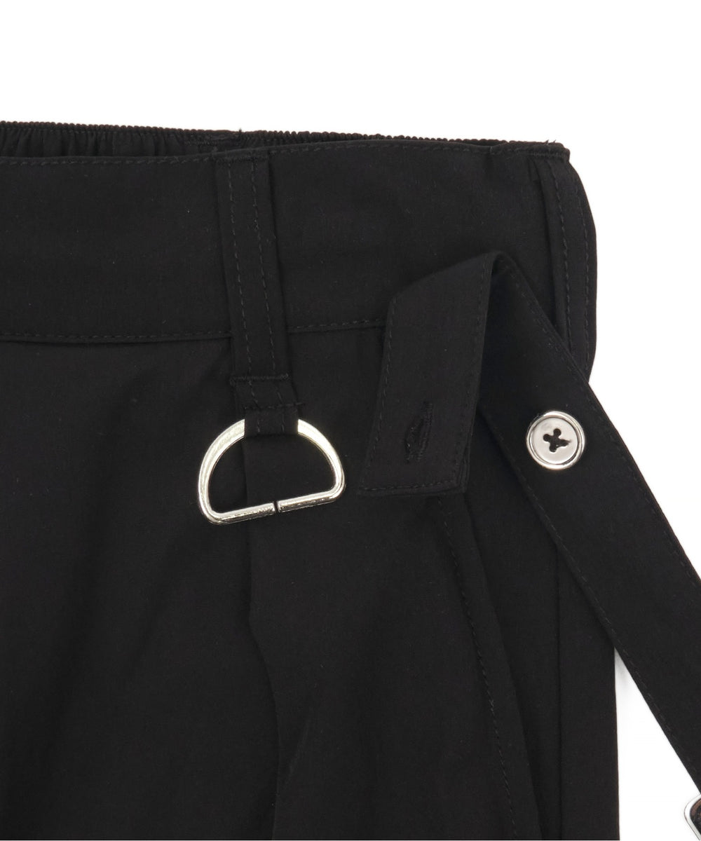 アイレットサスペンダーワイドパンツ