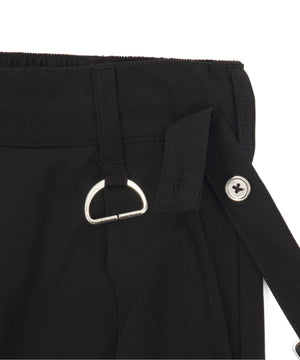 アイレットサスペンダーワイドパンツ