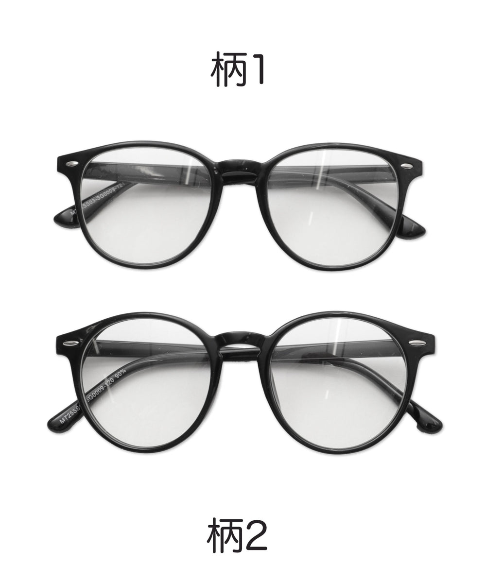 セルフレームクリアレンズアイウェア