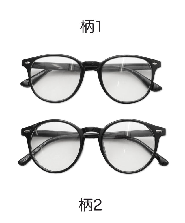 セルフレームクリアレンズアイウェア