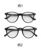 セルフレームクリアレンズアイウェア
