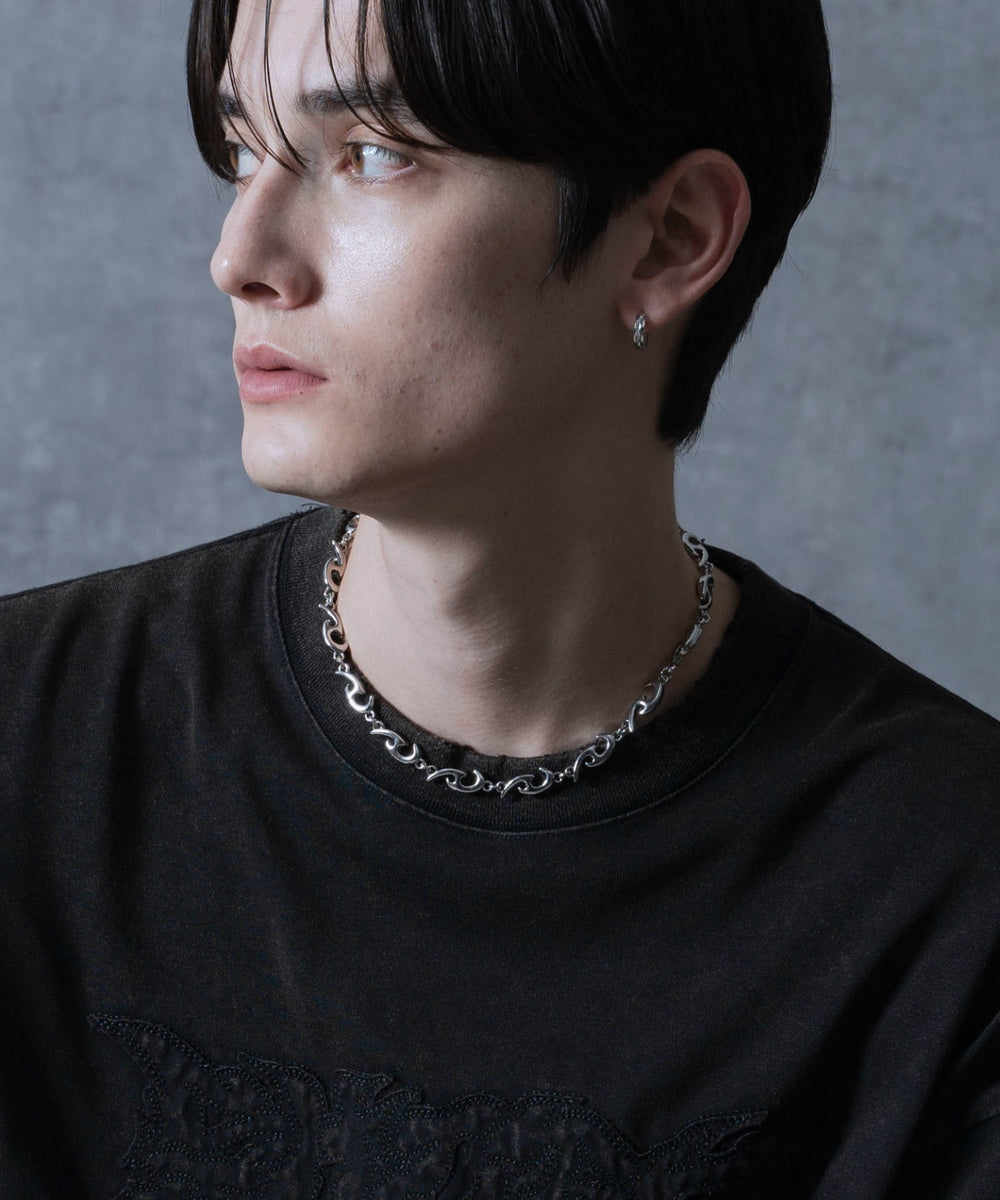 べっ甲　ネックレストライバルデザイン 専用ケース付き WEB限定】ペアネックレス ステンレス 4SUP207SV&4SUP208SV