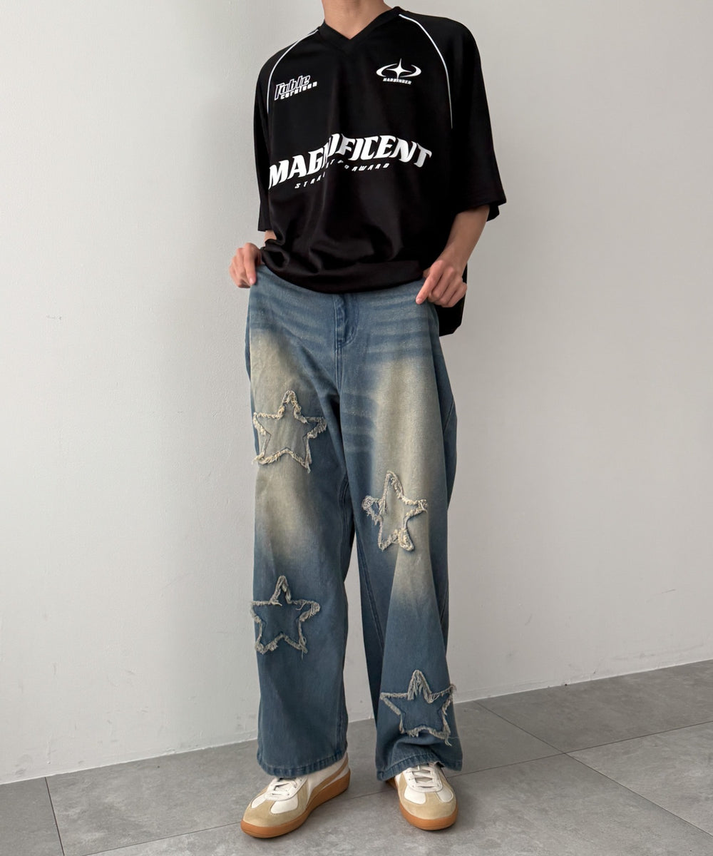 ブルー モデル：175cm L着用