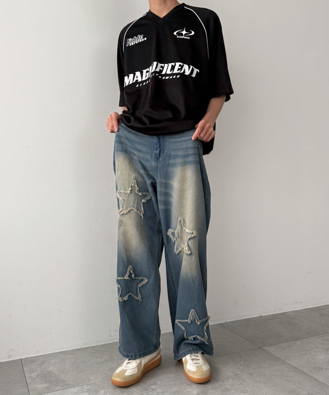 ブルー モデル：175cm L着用