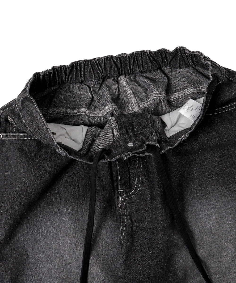 ワイドバギーデニムパンツ